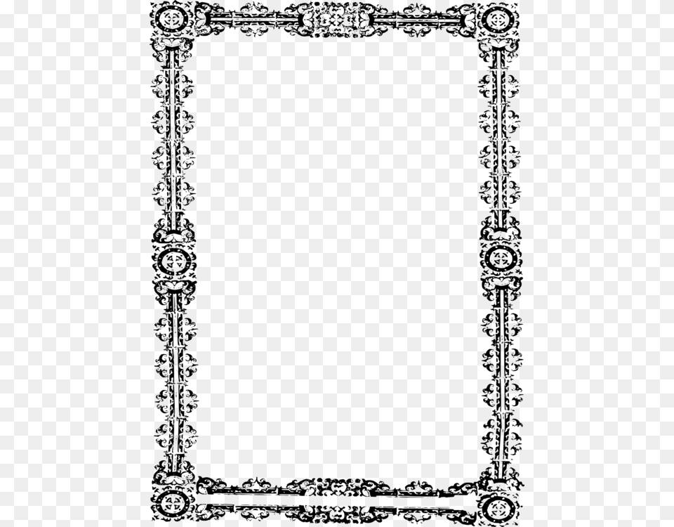 Borders And Frames Picture Frames Decorative Borders Decorative, Gray Png Image