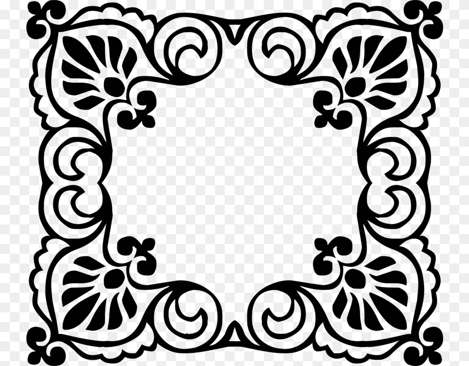 Borders And Frames Rubber Stamp Picture Frames Computer Inkadinkado Stamping Gear Cling Stamps, Silhouette Free Png Download