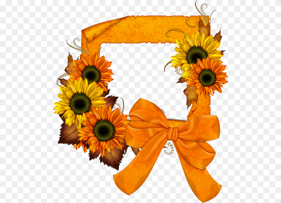 Borders Sunflower Frames Art, Flower, Plant, Flower Arrangement, Flower Bouquet Free Transparent Png