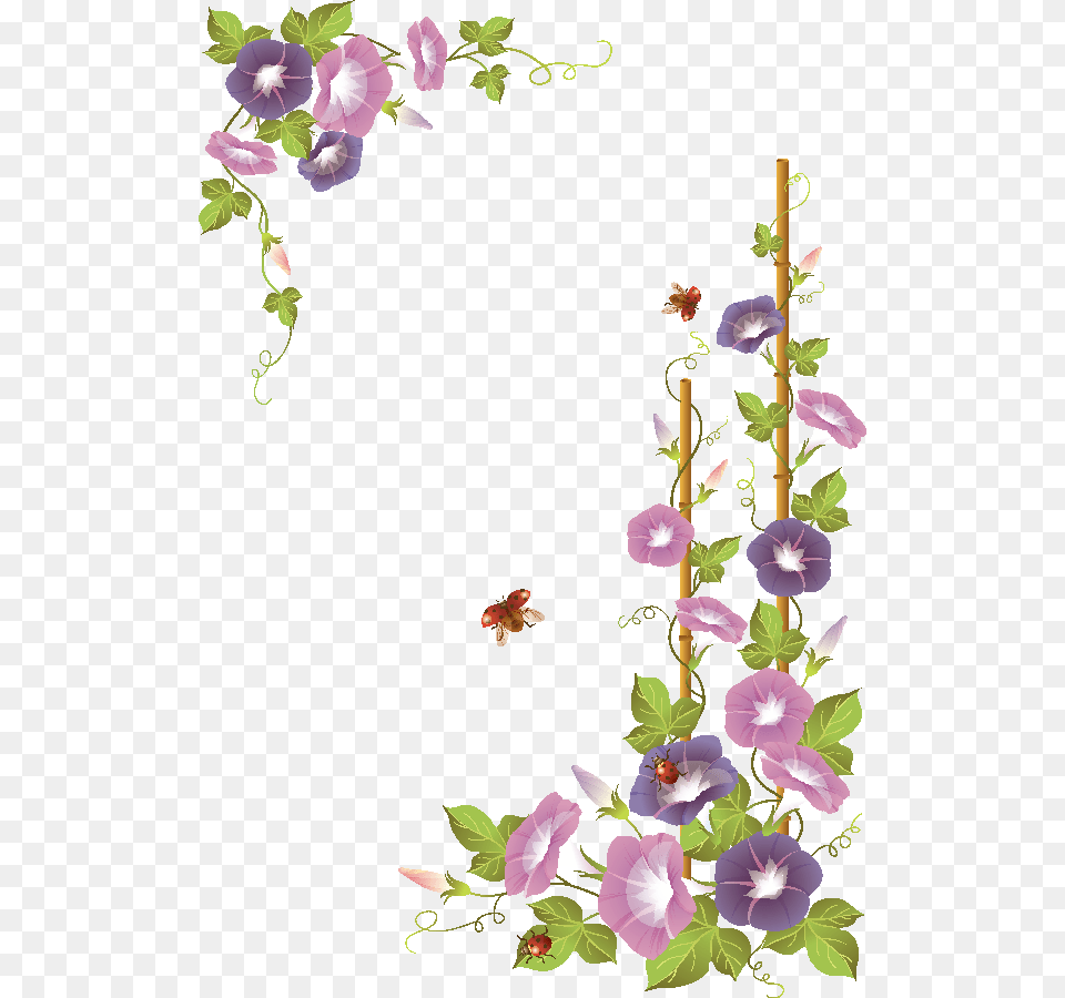 Bordes Caratulas De Flores, Flower, Plant, Art, Floral Design Free Transparent Png