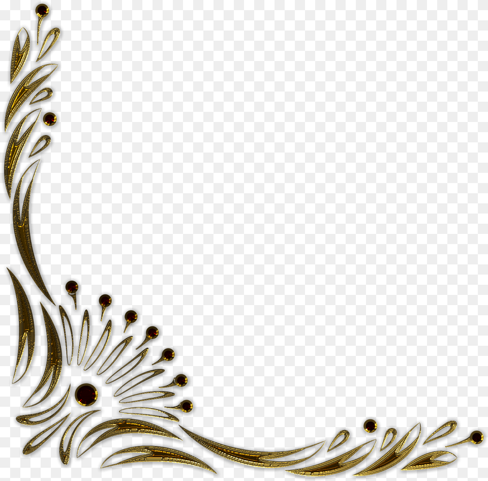 Bordes Y Esquineros One Side, Art, Floral Design, Graphics, Pattern Png