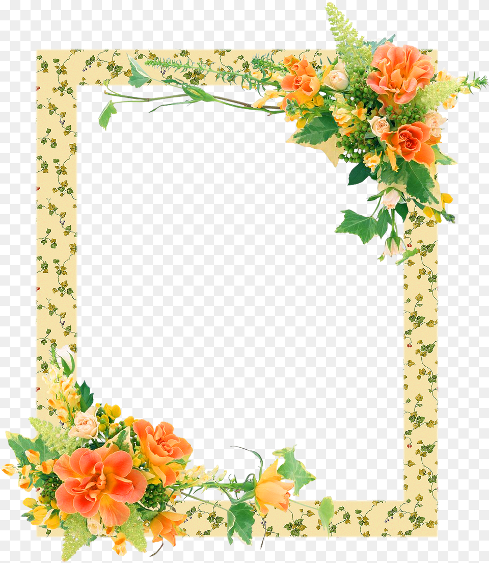 Bordes Y Marcos De Flores Gratis Flower Frames, Art, Floral Design, Graphics, Pattern Png