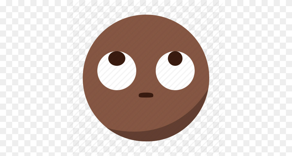 Bored Emoji Emoticon Eyes Face Tired Up Icon, Disk, Food Free Png Download
