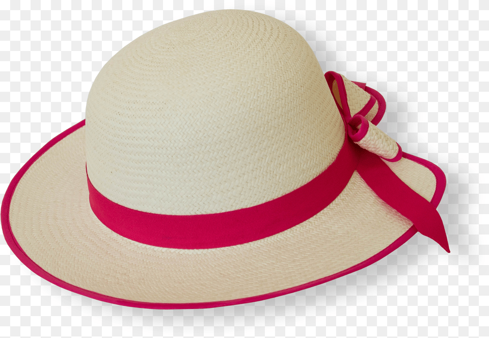 Borgesampscott Panamahats Girls Fedora Pinkband Panama Hat, Clothing, Sun Hat Free Png Download