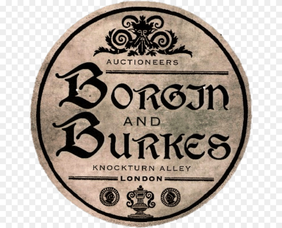 Borgin And Burkes Sign, Logo Free Transparent Png