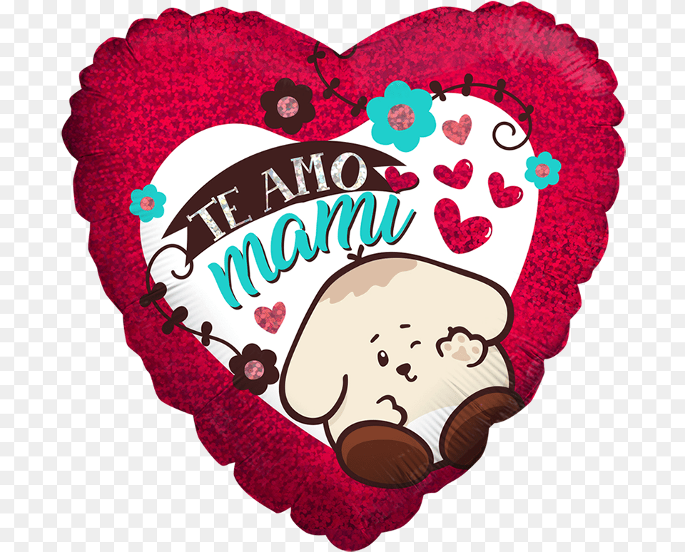 Borlitas Te Amo Mam Red Heart, Baby, Person, Face, Head Png Image