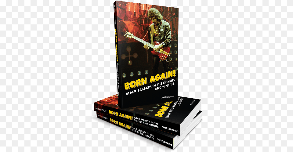 Born Black Sabbath In The Black Sabbath Born Again Guitar, Advertisement, Book, Publication, Poster Free Transparent Png