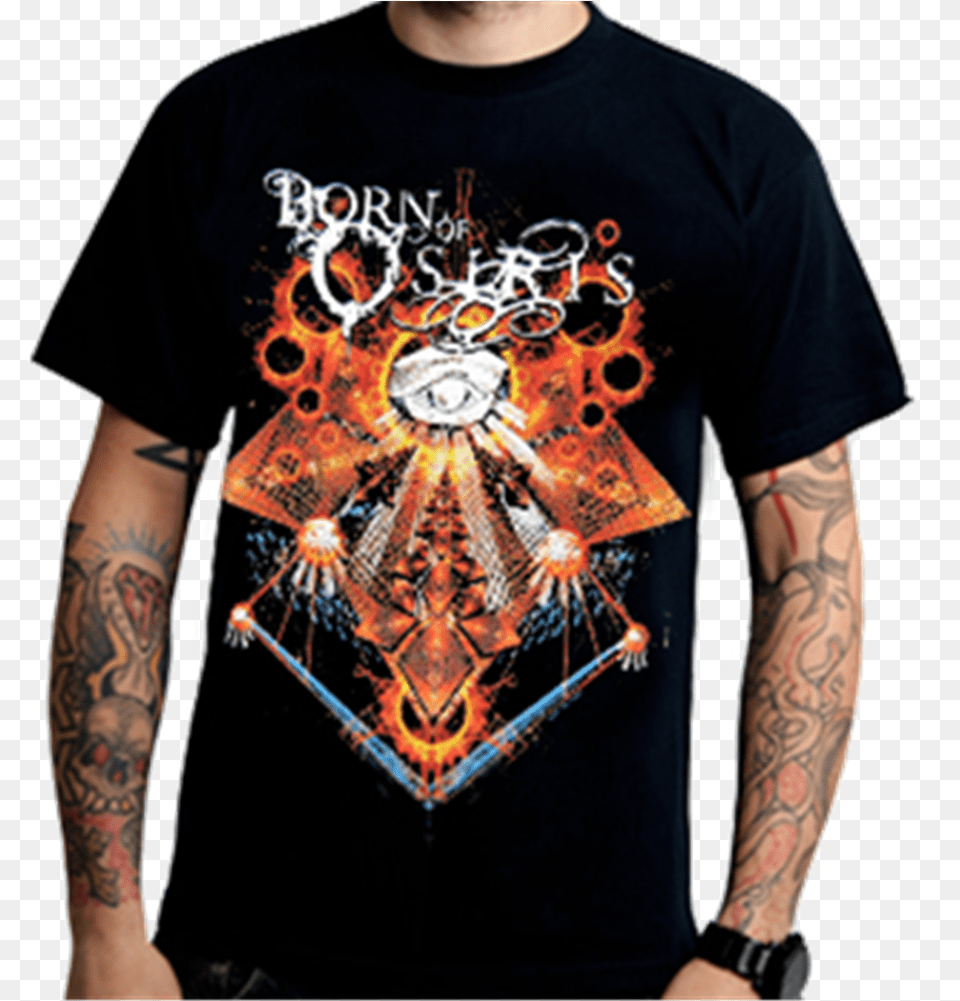 Born Of Osiris Abstract Men Unisex, Clothing, Person, Skin, T-shirt Png