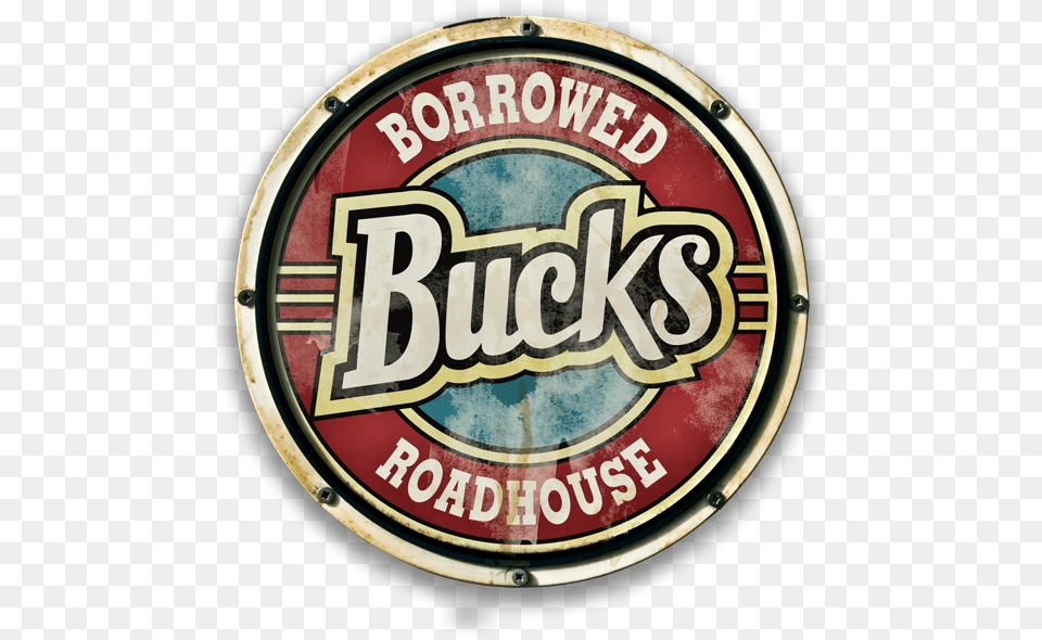 Borrowed Bucks Roadhouse Borrowed Bucks, Logo, Emblem, Symbol, Window Free Png Download
