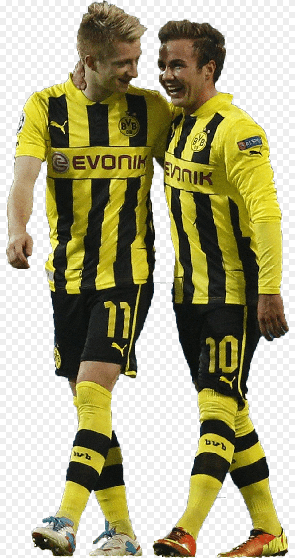 Borussia Dortmund Celebration Borussia Dortmund Gtze, Shoe, Clothing, Shirt, Footwear Free Png