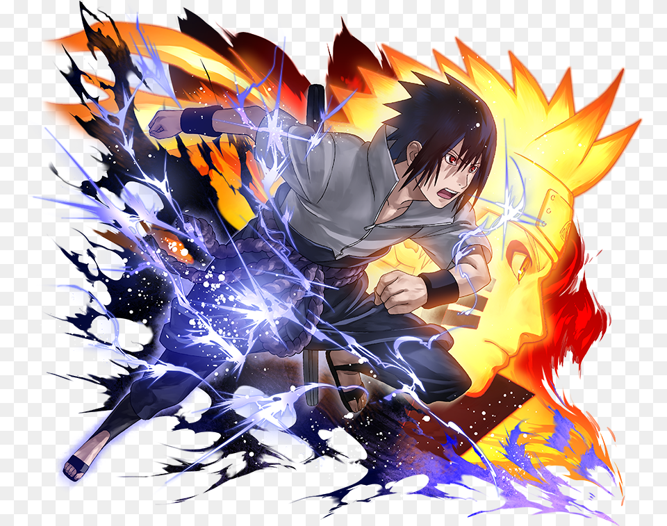 Boruto Explorer Sasuke Uchiha Naruto Blazing, Book, Comics, Publication, Anime Png Image