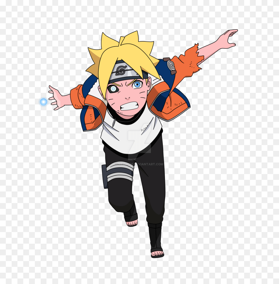 Boruto Lineart Colored, Baby, Book, Comics, Person Free Png
