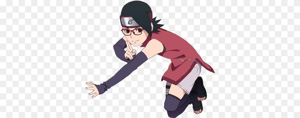 Boruto Naruto Next Generations Sarada Uchiha Anime, Adult, Person, Female, Woman Png