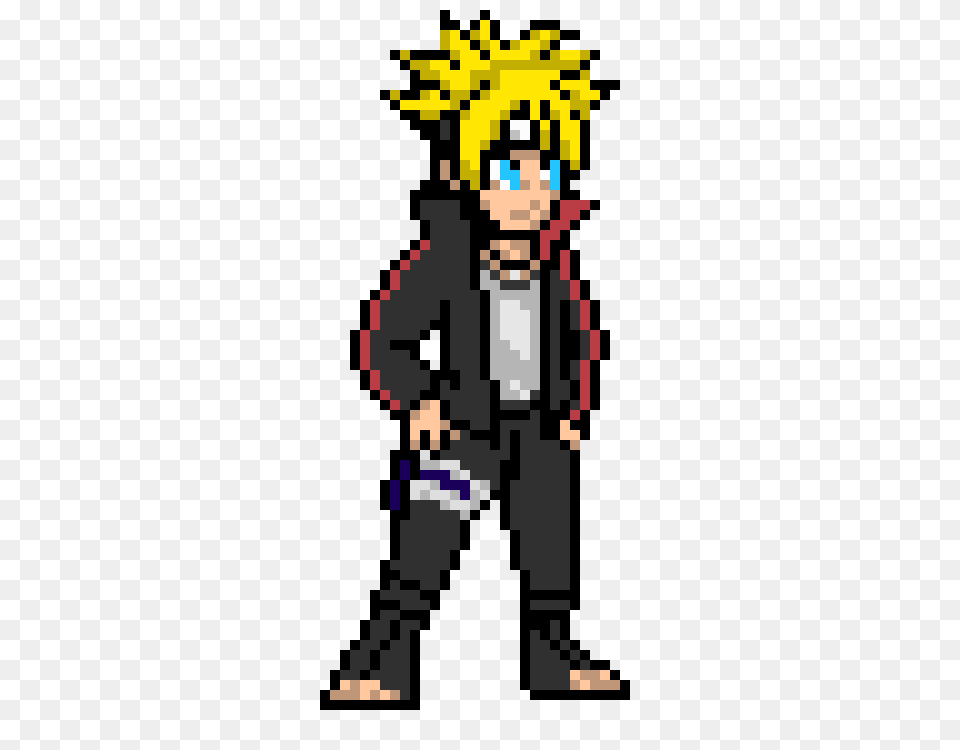 Boruto Pixel Art Maker, Book, Comics, Publication, Clothing Png