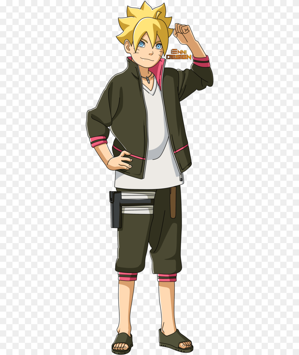 Boruto Uzumaki By Iennidesign Boruto Naruto Next Generations Boruto Design Jersey, Book, Publication, Comics, Adult Free Transparent Png