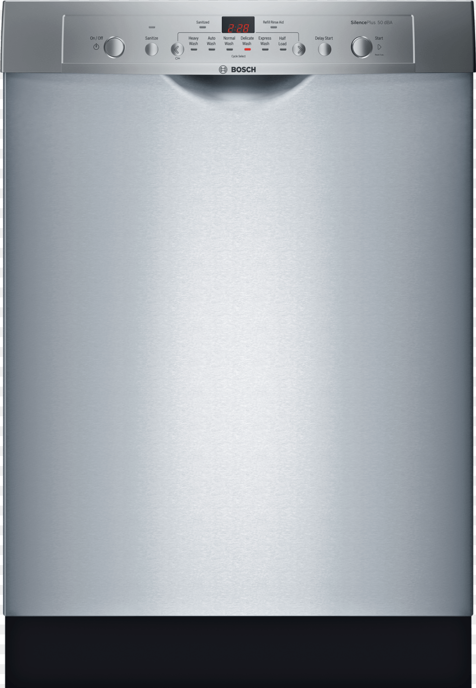 Bosch Ascenta 24quot She3ar75uc Built In Dishwasher, Appliance, Device, Electrical Device, White Board Free Png Download