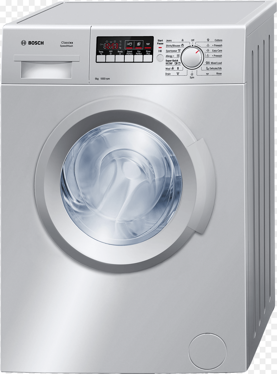 Bosch Front Loader Washing Machine Model Bosch Classixx 6 Varioperfect Manual, Appliance, Device, Electrical Device, Washer Free Png Download