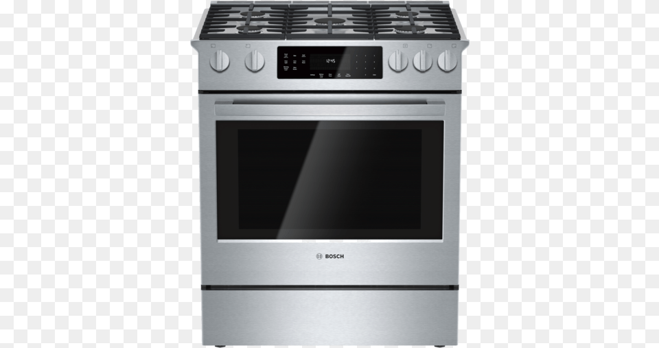 Bosch Hgi8054uc 800 Series Sir Gas Range Bosch 30quot Slide In Gas Range, Device, Appliance, Electrical Device, Microwave Png Image