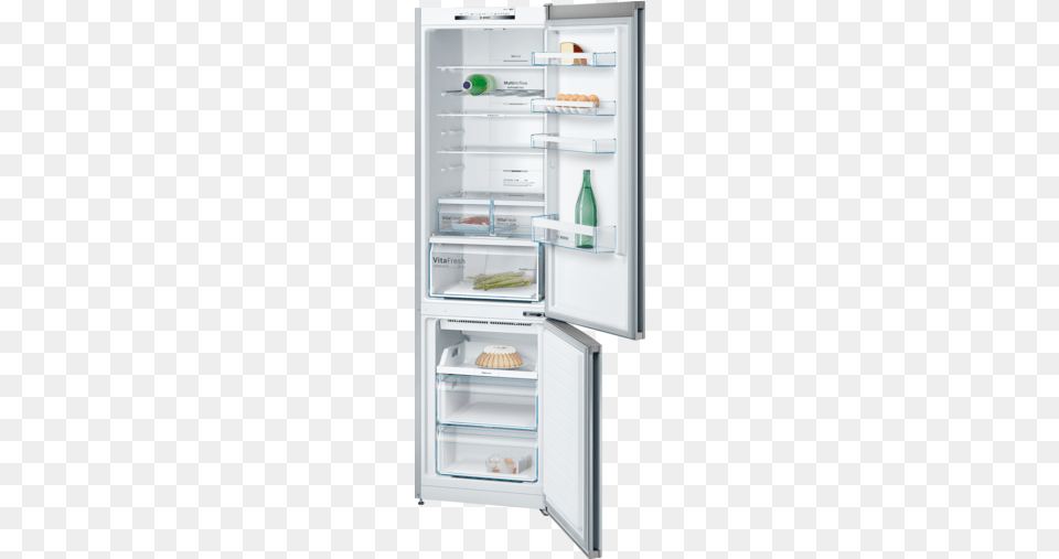Bosch Kgn39vl3ag Freestanding Fridge Freezer Stainless, Appliance, Device, Electrical Device, Refrigerator Png Image