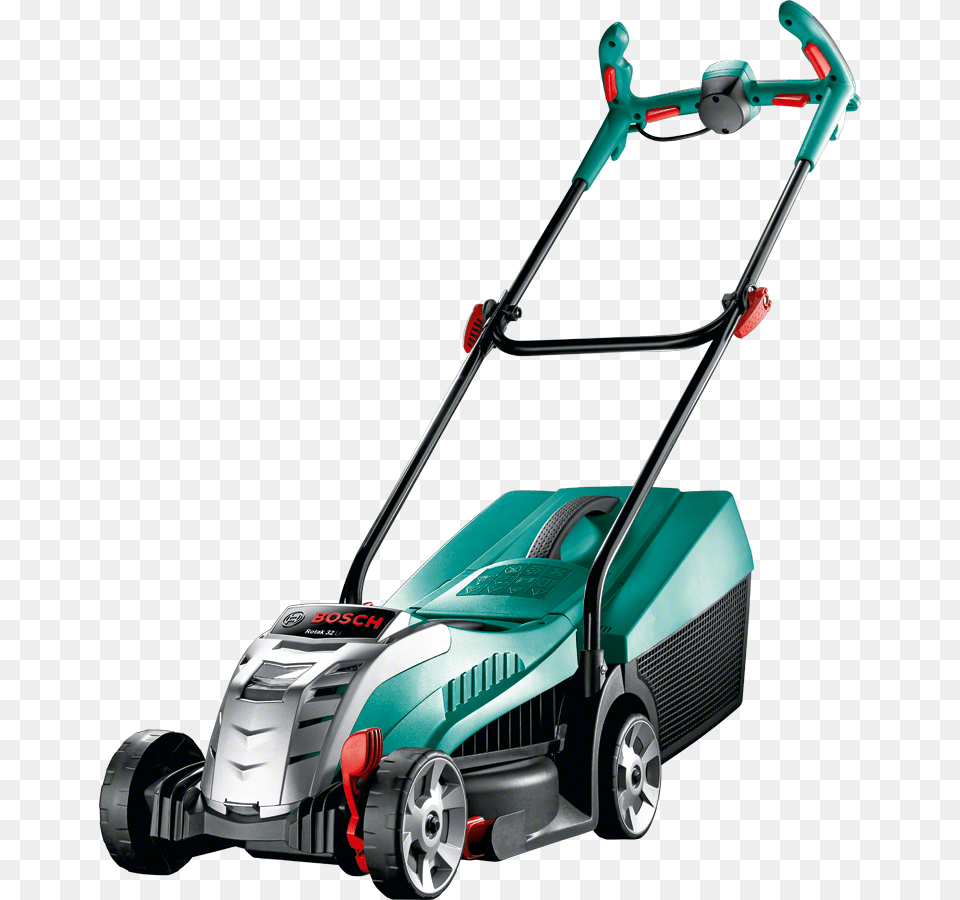 Bosch Lawnmower, Device, Grass, Lawn, Plant Free Png
