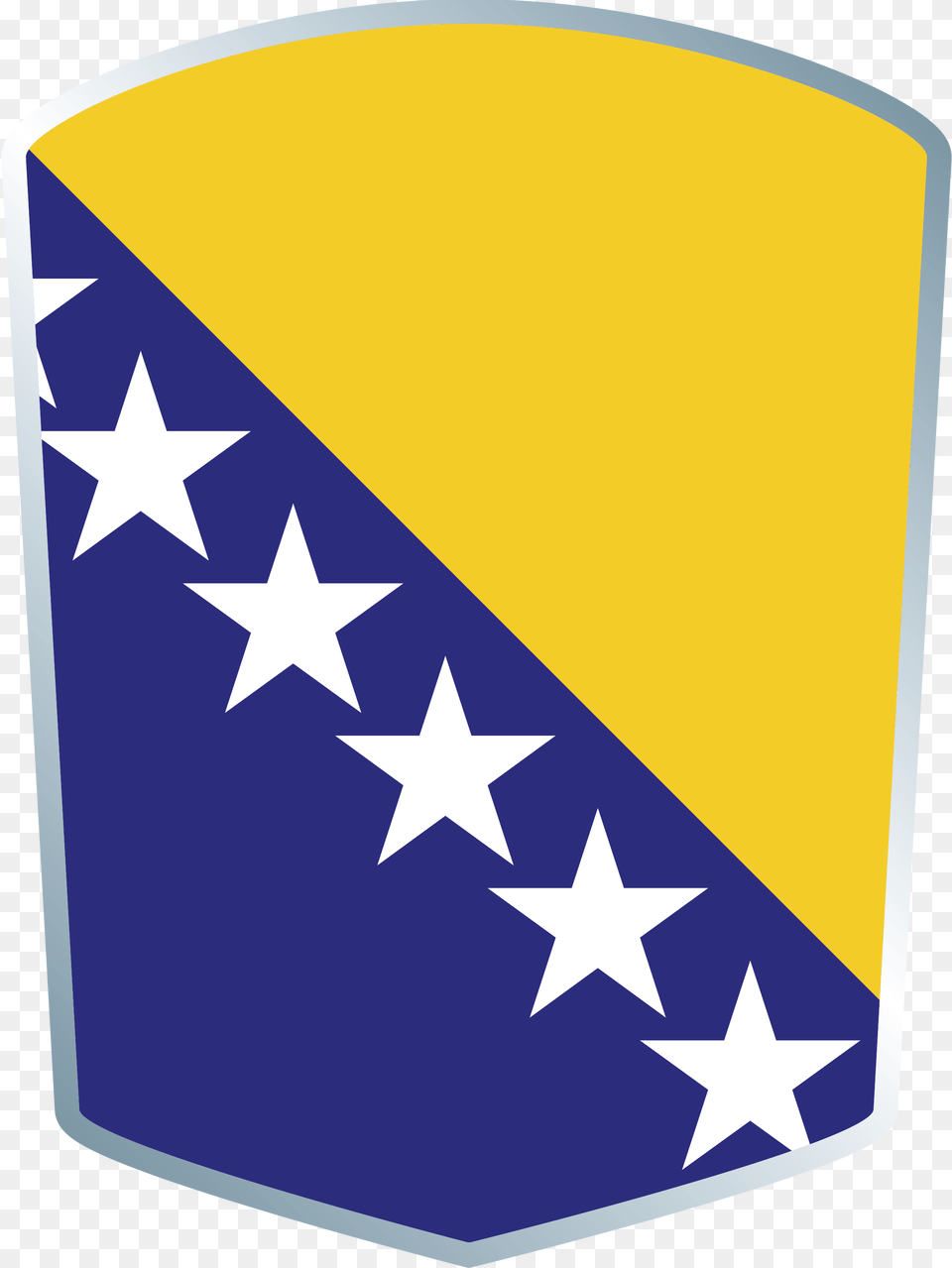 Bosnia Amp Herzegovina Flag Bosnia And Herzegovina, Armor, Shield, Symbol Png Image