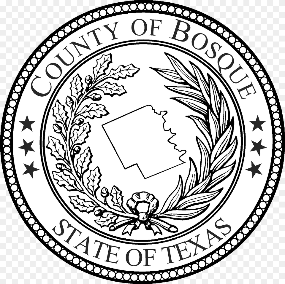 Bosque County Seal, Emblem, Symbol Png