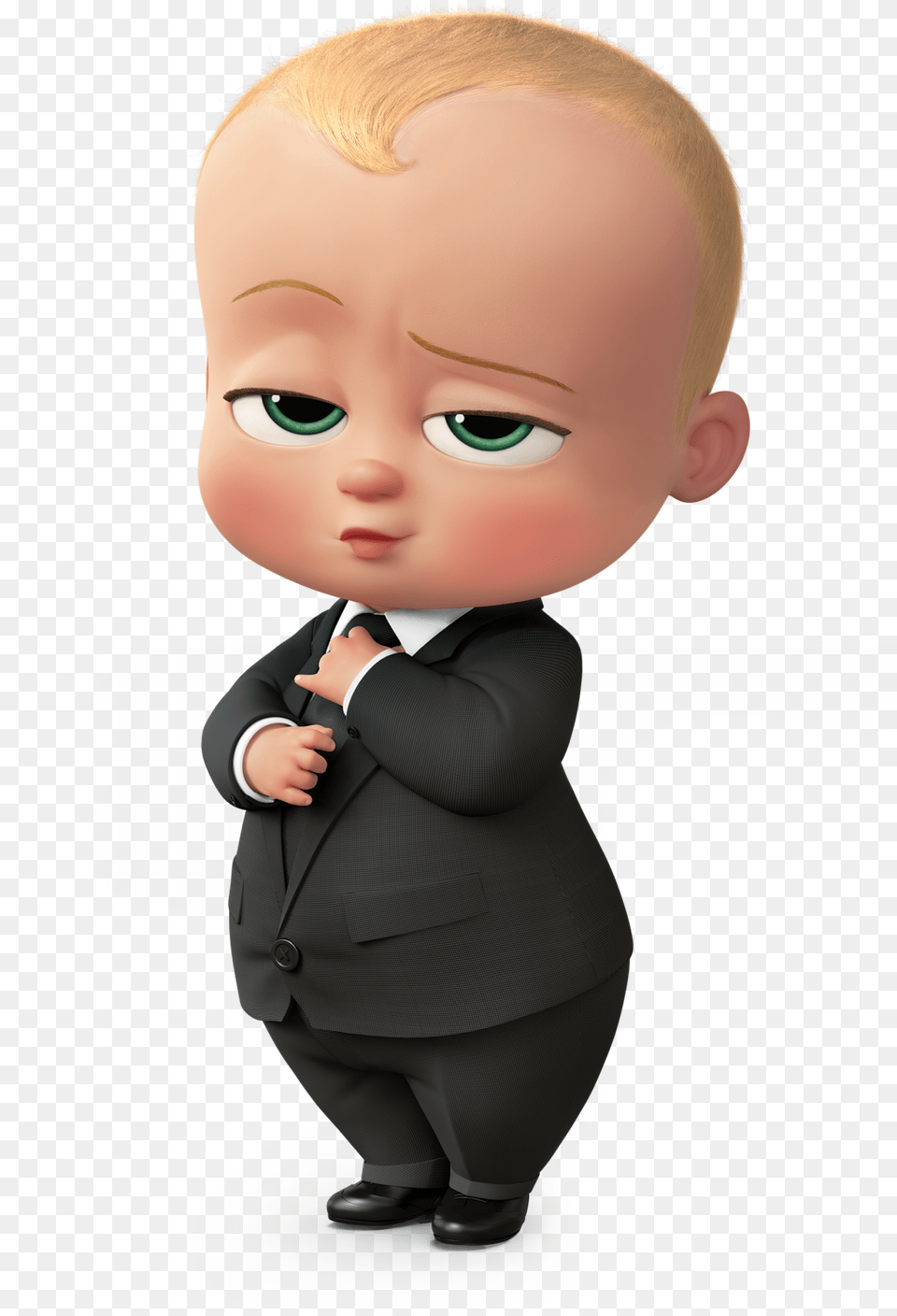 Boss Baby, Clothing, Formal Wear, Suit, Doll Png Image