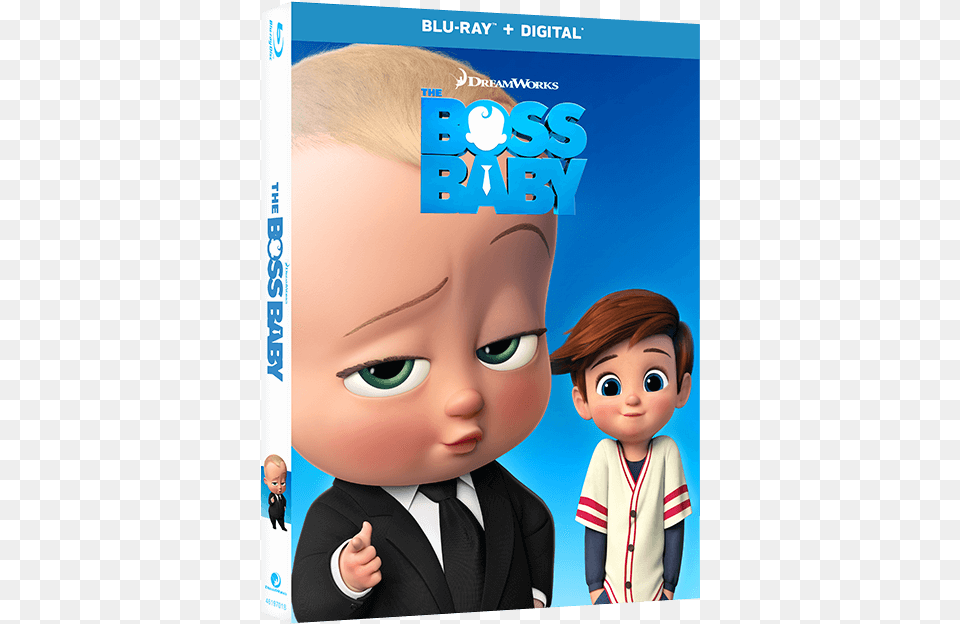 Boss Baby Blu Ray, Book, Publication, Accessories, Tie Png Image