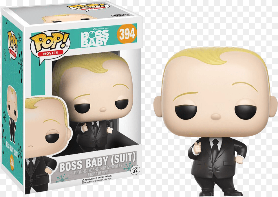 Boss Baby Funko Pop Download, Person, Face, Head, Toy Free Png