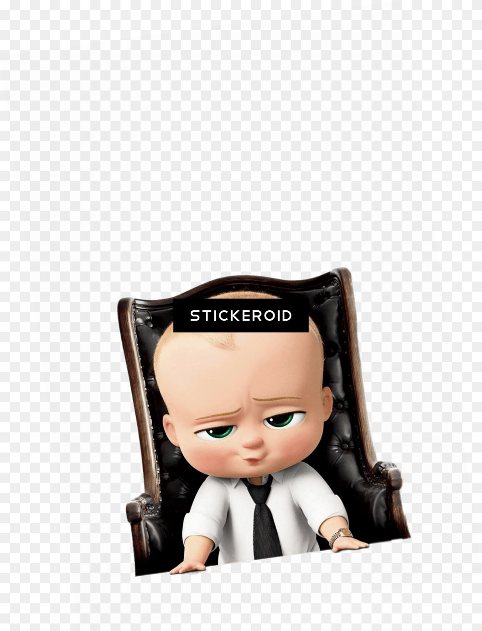 Boss Baby In Desk Chair Boss Baby Thank You, Doll, Toy, Face, Head Free Png Download