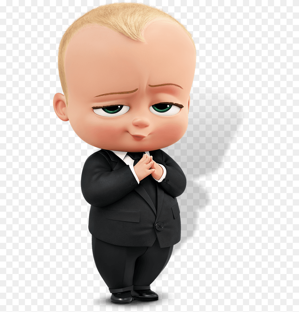 Boss Baby Transparent, Formal Wear, Clothing, Suit, Doll Free Png