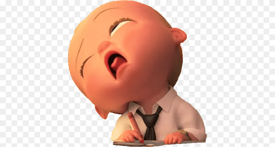 Boss Baby Whatsapp Stickers Stickers Cloud Boss Baby Stickers Whatsapp, Face, Head, Person, Cartoon Png