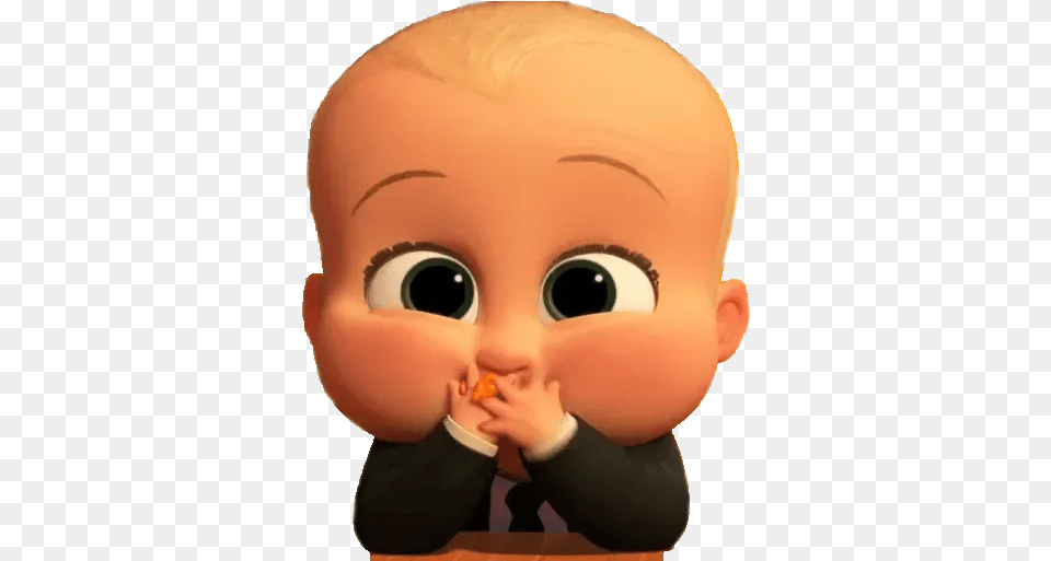 Boss Baby Whatsapp Stickers Stickers Cloud Boss Baby Whatsapp Sticker, Person, Cartoon, Head, Medication Png Image
