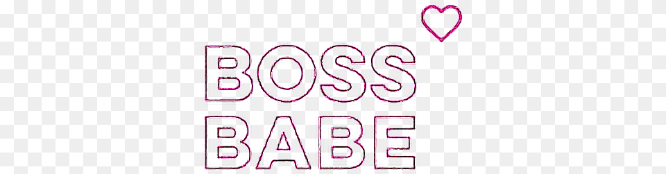 Boss Bossbabe Babe Bossbitch Bosslady Bos Heart, Light, Purple, Text, Scoreboard Free Png