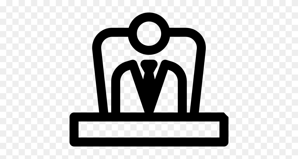 Boss Icon, Gray Free Png Download