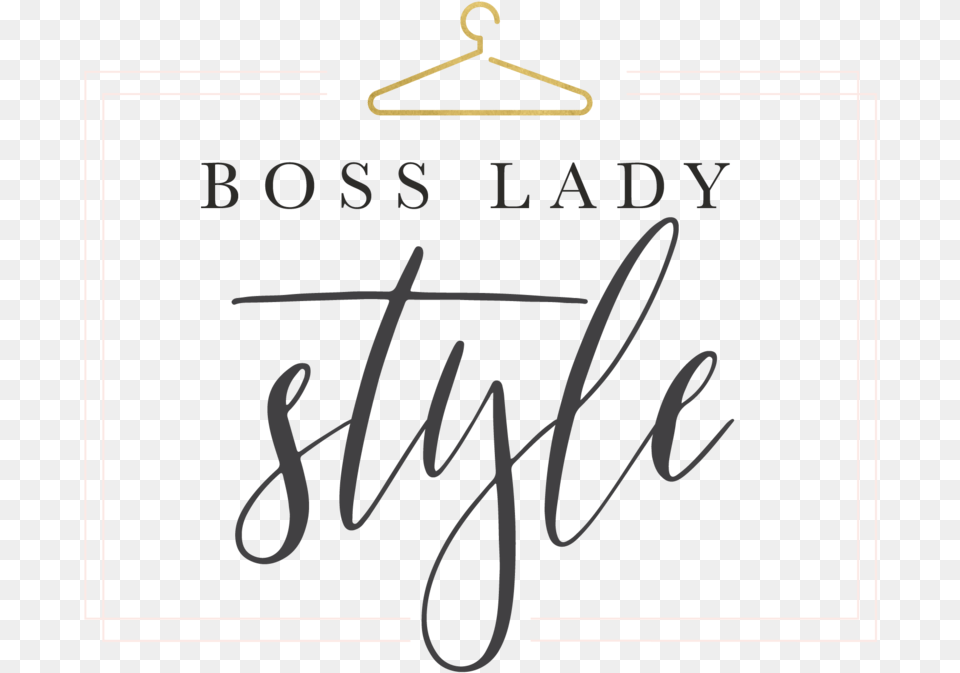 Boss Lady Day Calligraphy, Text Png Image