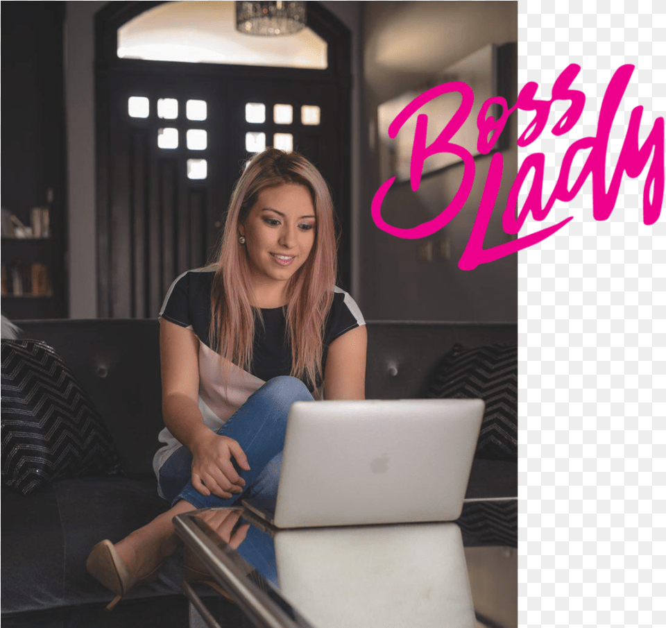 Boss Lady Girl, Computer, Electronics, Pc, Laptop Free Png Download