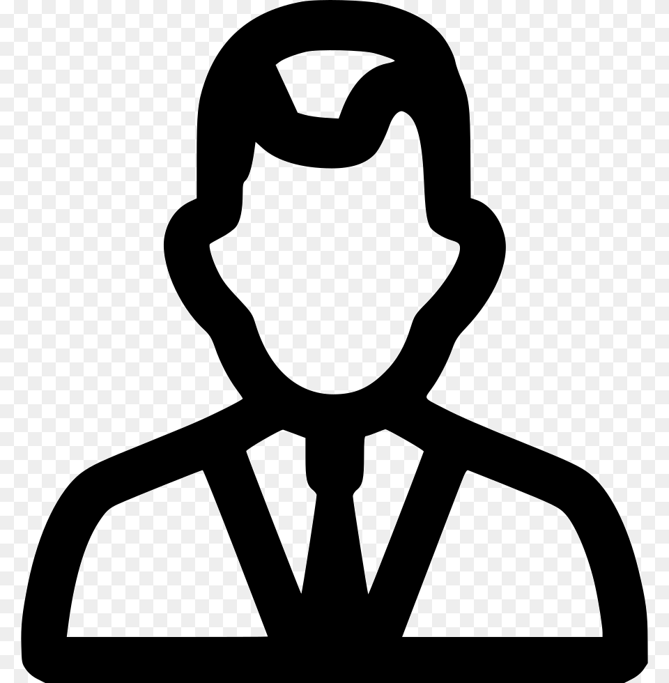 Boss User Man Business Supervisor Icon, Stencil, Bow, Weapon, Logo Free Png Download