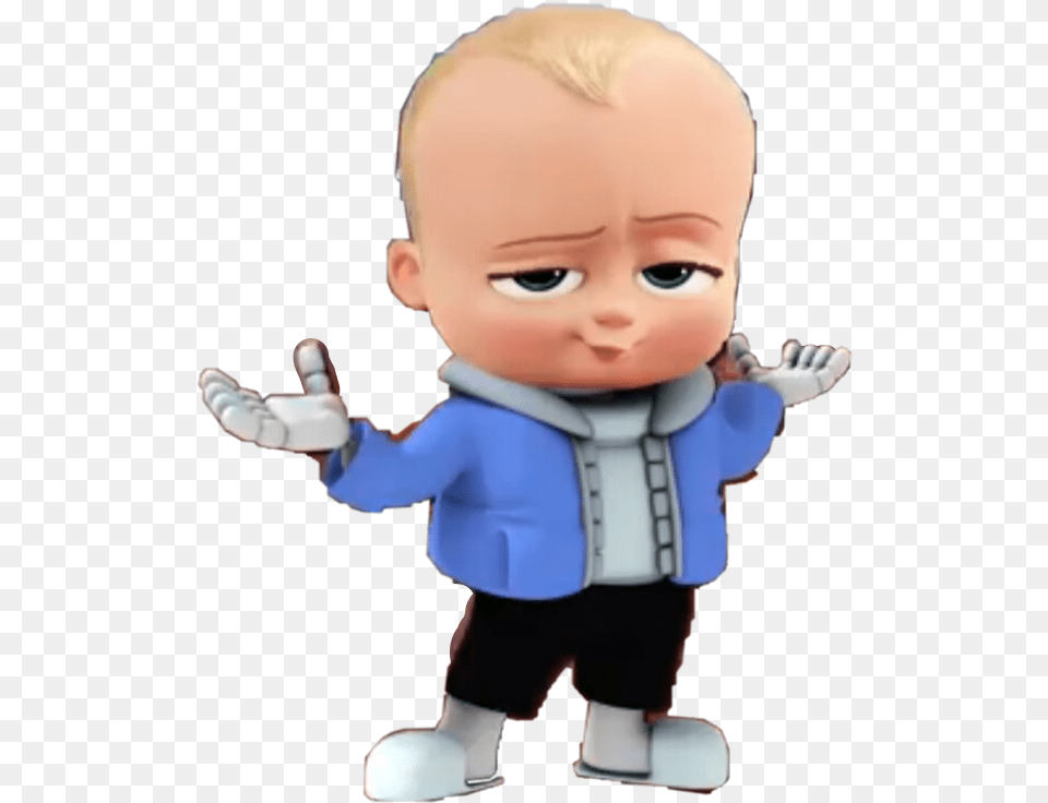 Bossbaby Boss Baby As Sans, Person, Cartoon, Face, Head Png Image