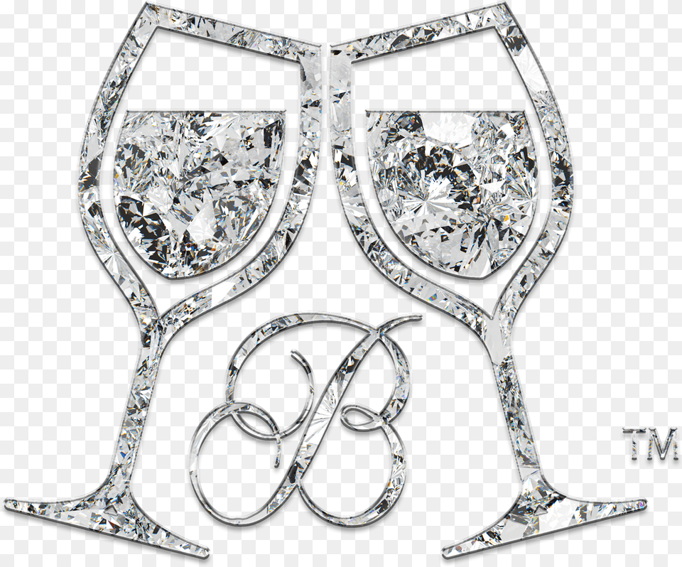 Bosscandy Logo Wine Glass, Accessories, Earring, Jewelry, Diamond Free Png Download