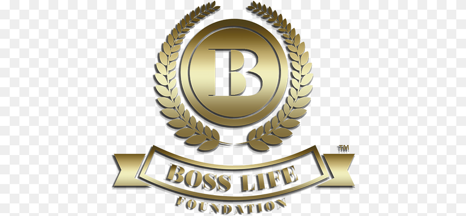 Bosslife Foundation Thug Life Logo, Badge, Symbol, Emblem, Text Free Png Download