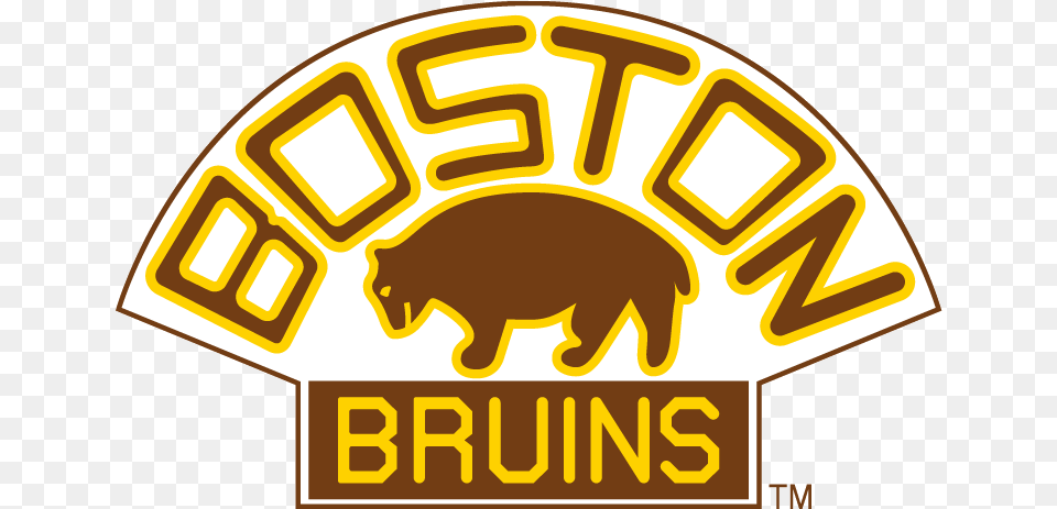 Boston Bruins Logo Boston Bruins Vintage Logo, Scoreboard, Animal, Bear, Mammal Free Png Download