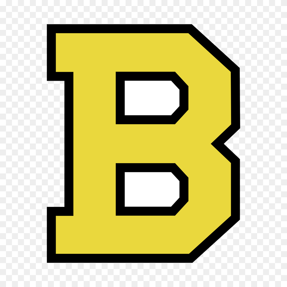 Boston Bruins Logo Transparent Vector, Symbol, Number, Text, Sign Png