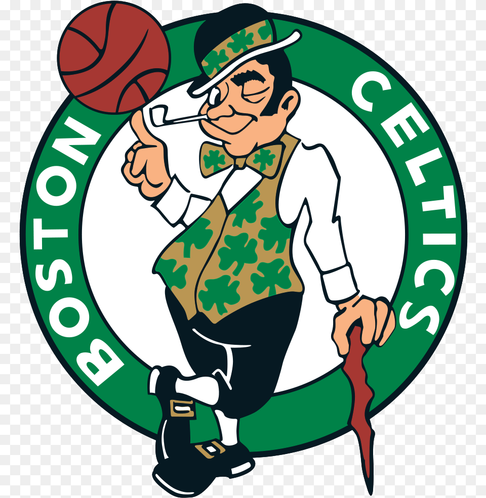 Boston Celtics Logo Transparent Stickpng Boston Celtics, Baby, Person, Face, Head Free Png