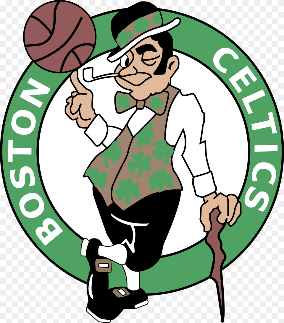 Boston Celtics Logo Vector Transparent, Adult, Male, Man, Person Png