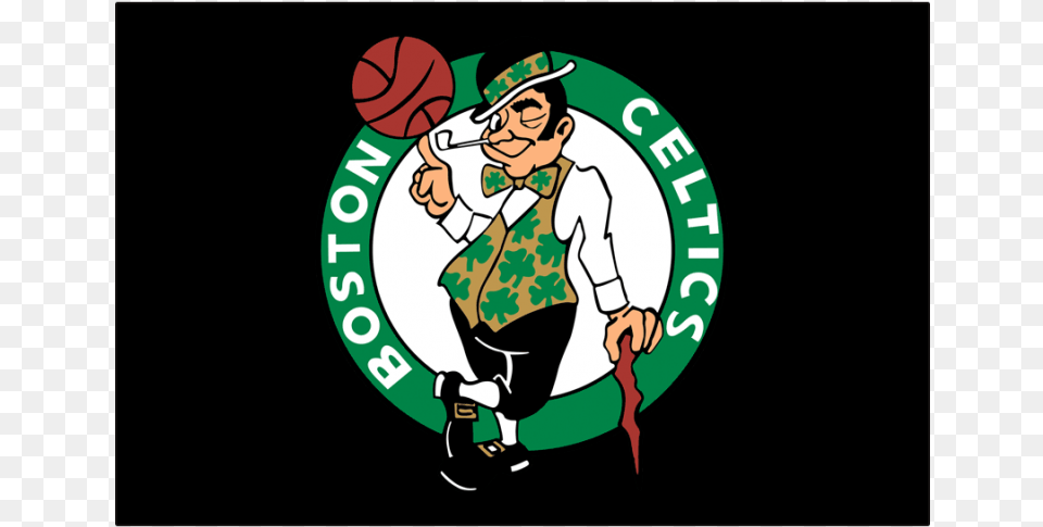 Boston Celtics Logos Iron Ons Boston Celtics Logo Dark, Baby, Person, Face, Head Png