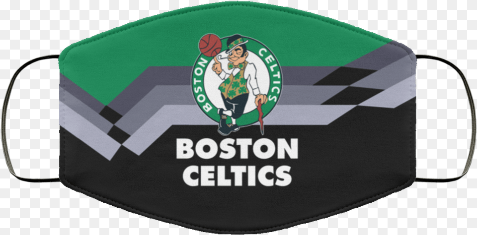 Boston Celtics Nba Face Mask Audi Face Mask, Accessories, Person, Cap, Clothing Free Transparent Png