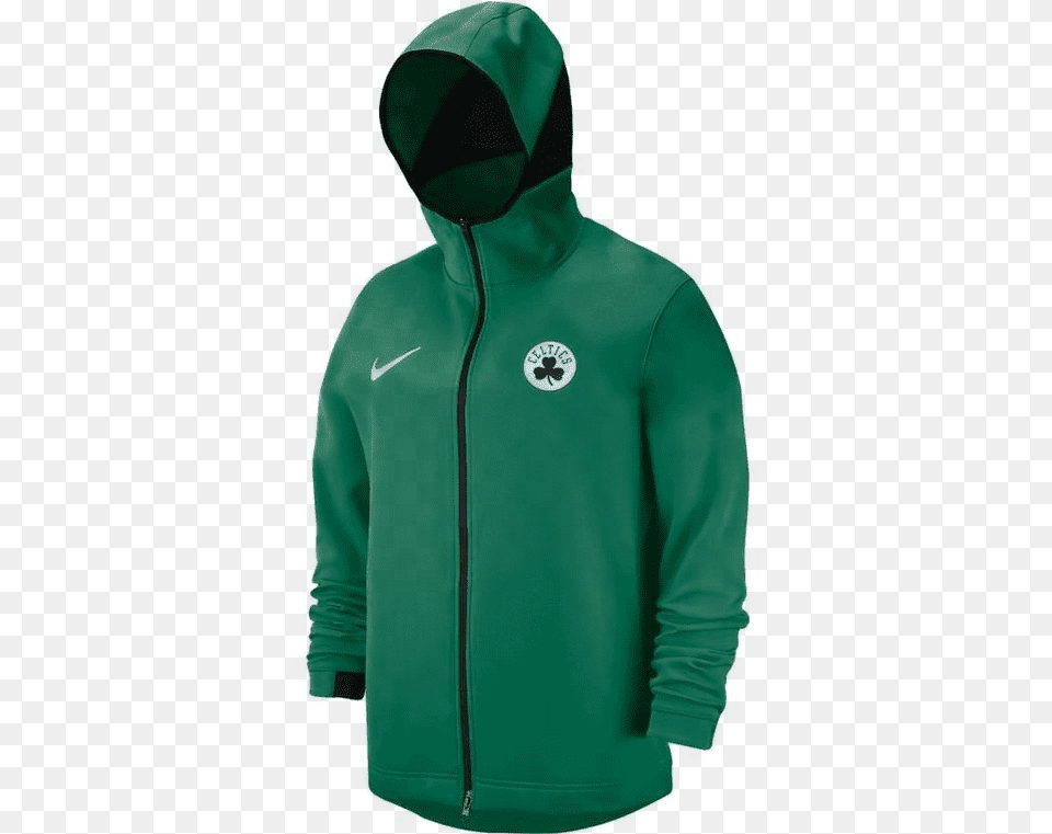Boston Celtics Nike Nba Men39s Dry Showtime Full Zip Nba Nike Boston Celtics Jacket, Sweatshirt, Clothing, Coat, Sweater Free Png