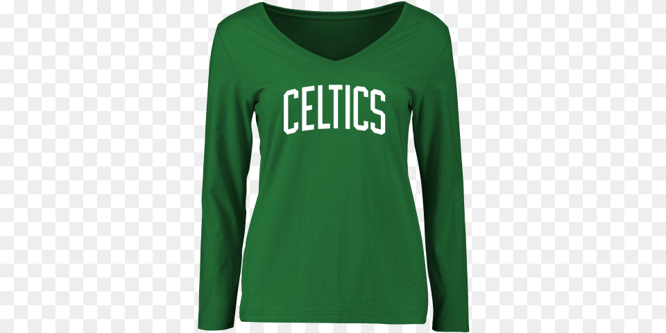 Boston Celtics Women39s Design Your Own Long Sleeve Boston Celtics Jersey, Clothing, Long Sleeve, Shirt, T-shirt Png