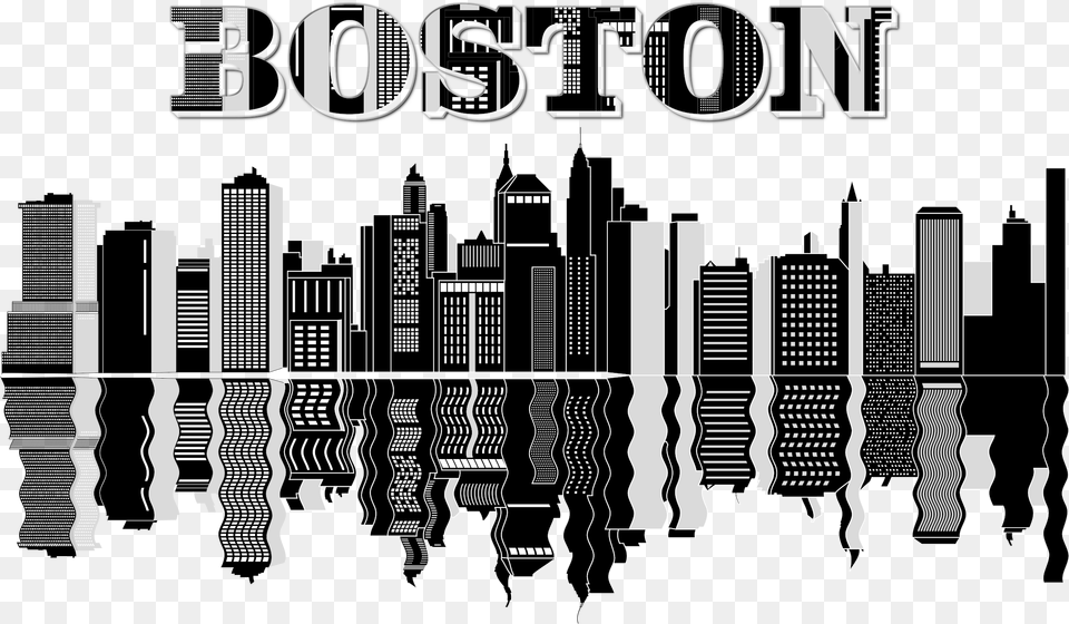 Boston Clipart, City, Metropolis, Urban, Art Png Image